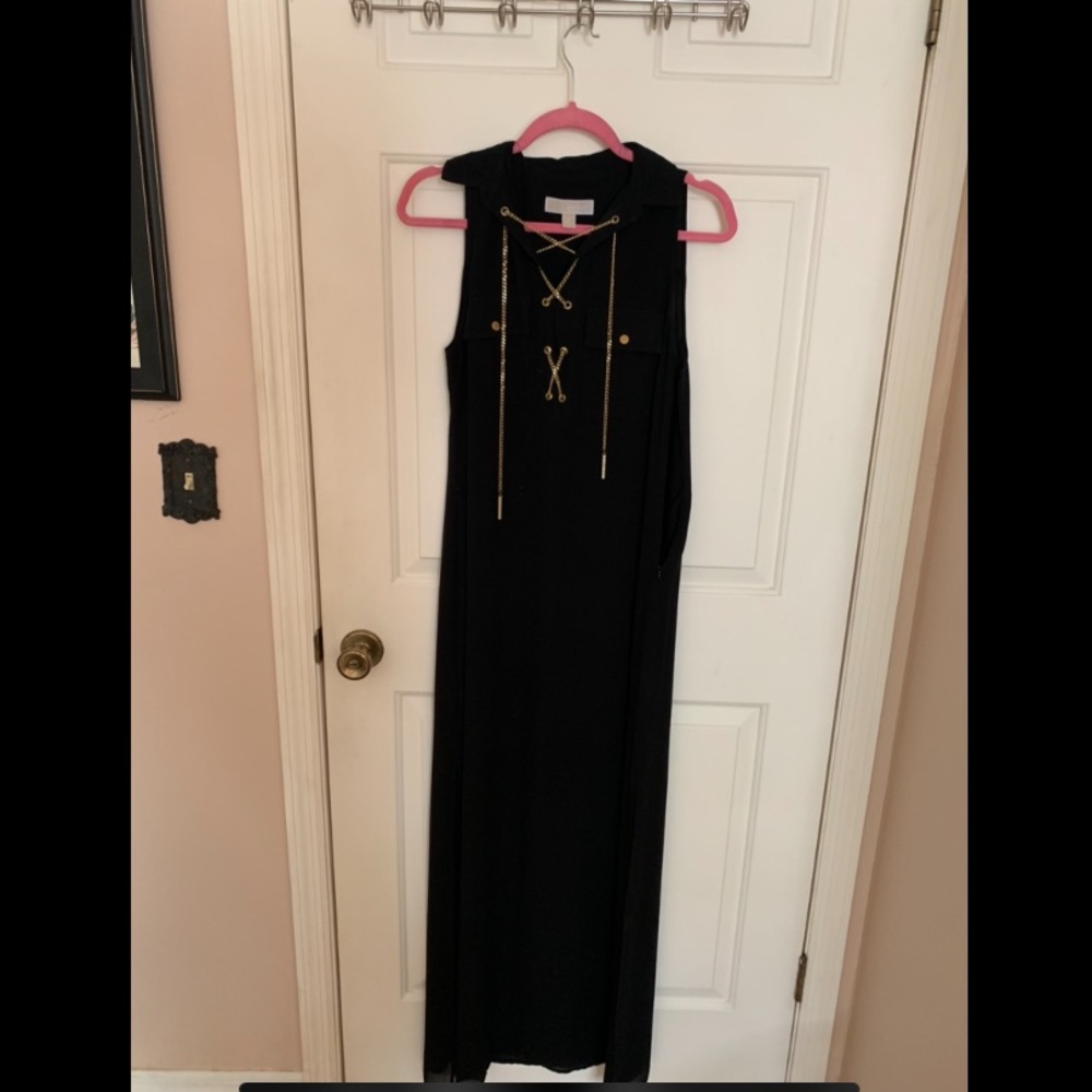 MICHAEL KORS DRESS with gold accents!